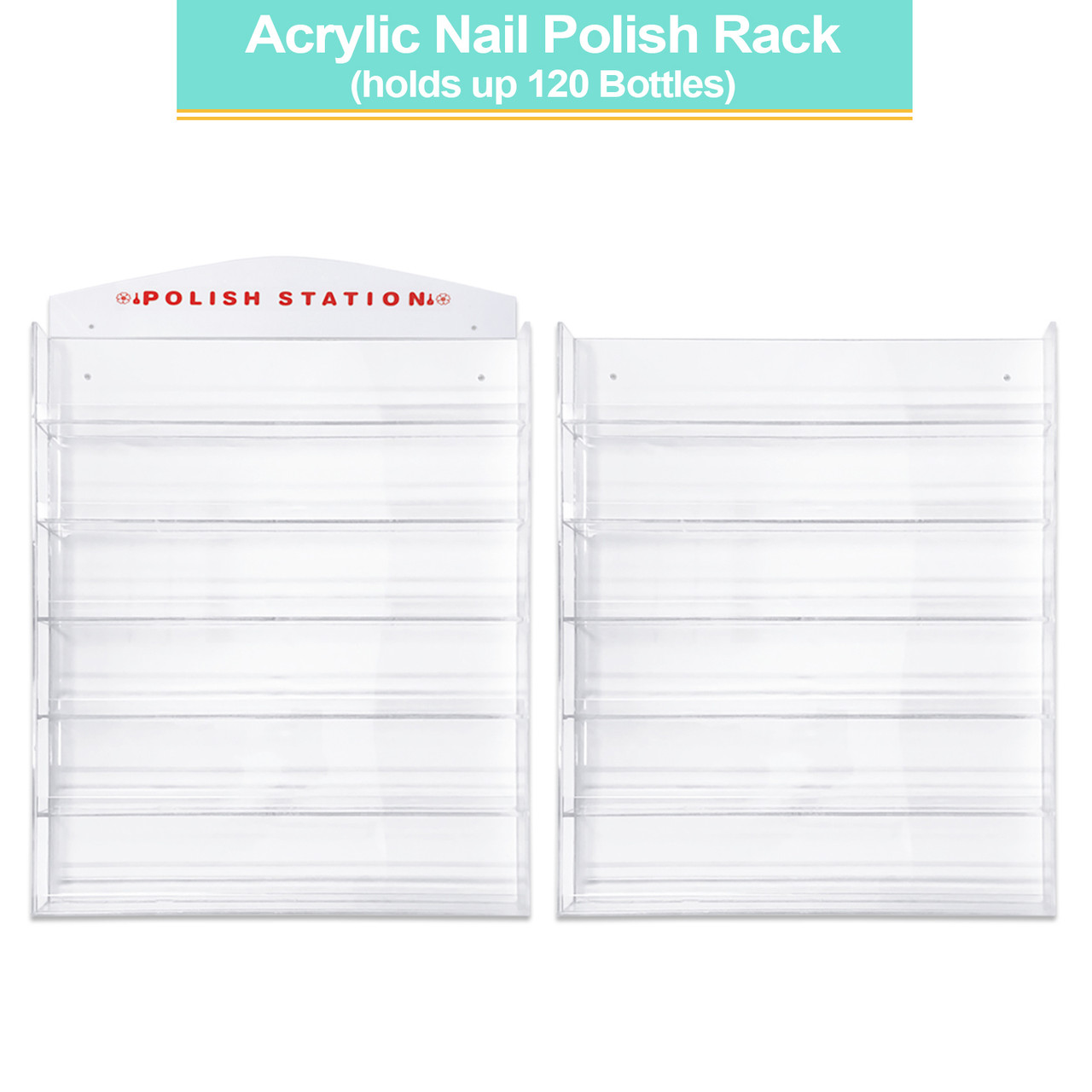 Cq acrylic 3 Layers Nail Polish Organizers And Storage,Clear Nail Polish  Display Rack and Suitable for Sunglasses Holder and Sunglass Display :  Amazon.in: Beauty